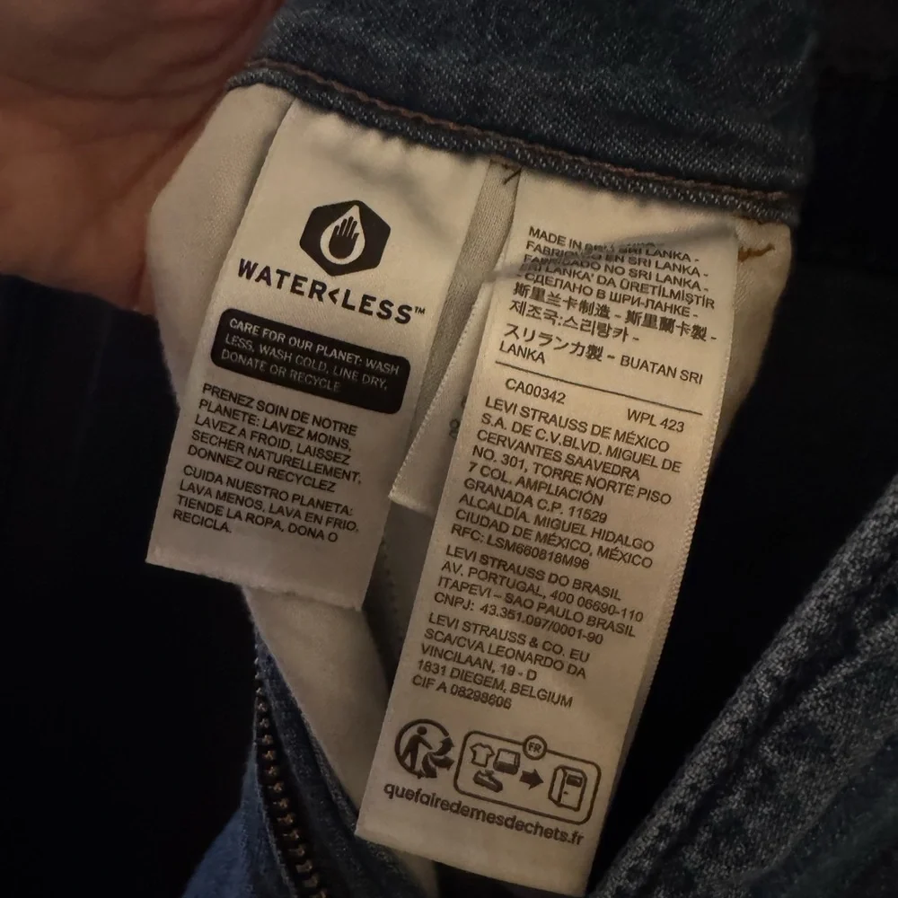 Levis Blue Denim Jumpsuit - Picture 3 of 5